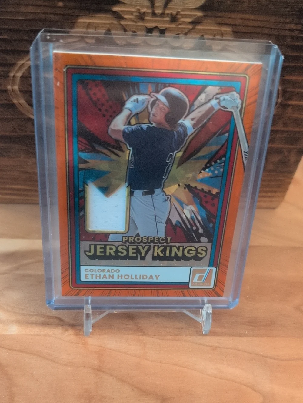 2026 Donruss Ethan Holliday Prospect Jersey Kings Rookie Card Rockies